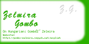 zelmira gombo business card